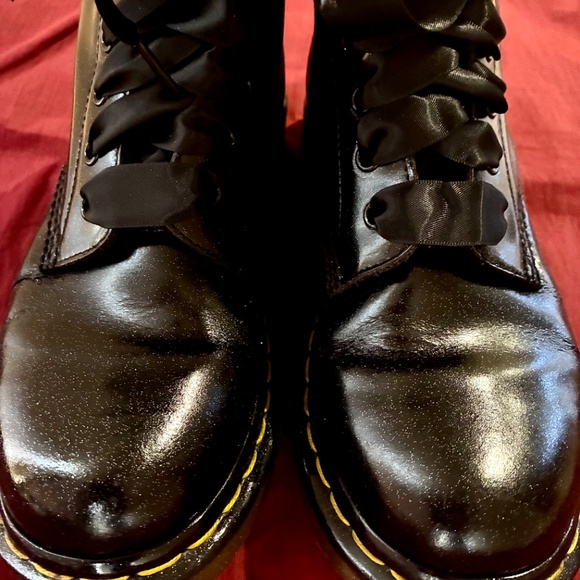 Custom Glossy Glitter Doc Martens 8 Women - Picture 3 of 8
